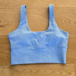 White Fox Active - Sports Bra Crop Top in Blue
